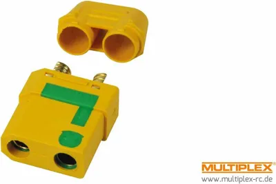 Produktbild von MULTIPLEX MPX-XT90 Antiblitz Buchse 2Stück / 1-02301