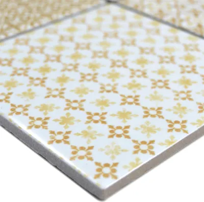 Produktbild von Keramik Mosaikfliesen Romantica Retro Beige