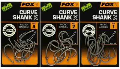Produktbild von Fox Edges Curve Shank X - 10 Karpfenhaken, Größe:2