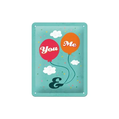 Obrázok produktu pre Nostalgic-Art - Blechschild 15x20 cm - Word Up - You & Me