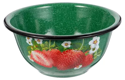 Produktbild von Emaillierte Suppenschüssel 16cm Vertiefte Ramen Schale aus Emaille für den Haushalt