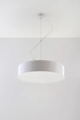 Produktbild von Weiße Pendelleuchte Modern E27 bis 60 Watt 3-flammige Hängelampe Esstisch Wohnzimmer