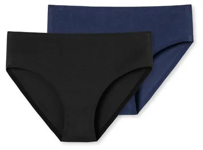 Produktbild von Schiesser Mädchen Slip 2-Pack Invisible Baumwolle - sortiert 1 - Größe 140