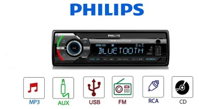 Immagine prodotto di Autoradio Philips Car Stereo Elettronica di consumo phice235bt Bluetooth Connessione USB Ricezione musica