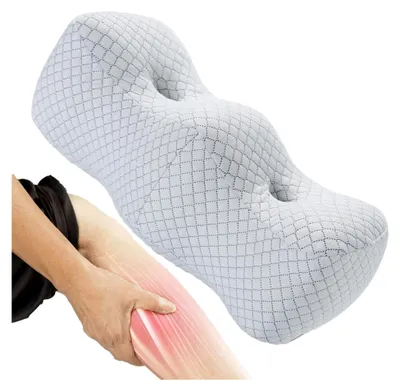 Produktbild von Beinkissen - Erhöhungskissen, ergonomische Unterstützung | Orthopädisches Kissen aus Memory Foam zur Schmerzlinderung und Verbesserung der Durchblutung