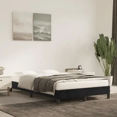 Immagine prodotto di Maison Exclusive - Struttura letto senza materasso Nero 120x200 cm Velluto