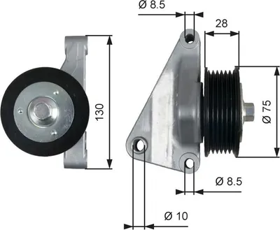 Immagine prodotto di Puleggia Multipla A V Mazda 1.8-2.5