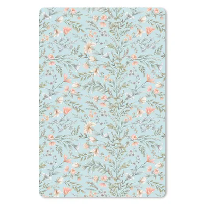 Produktbild von MuchoWow® Mauspad Mousepad Vintage - Pflanzen - Blumen 18x27 cm - Mousepads - Maus Mat - Pad - Mausunterlage