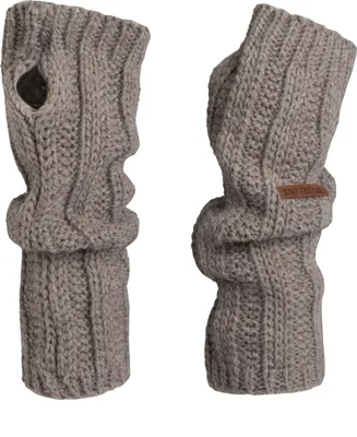 Produktbild von Knit Factory Nica Armwärmers - Marron - One Size
