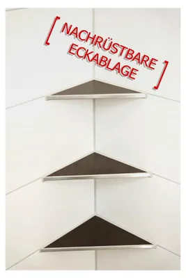Produktbild von Befliesbare Duschablage - Eckablage, Duschregal 235x235x328 mm
