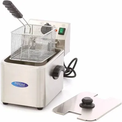 Maxima - Gastro Fritteuse - 4 l - 1 Korb - Bis zu 1 kg Pommes Frites