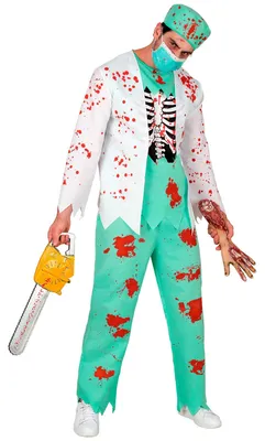 Produktbild von Kostüm Zombie Doktor Halloween, Groesse:L