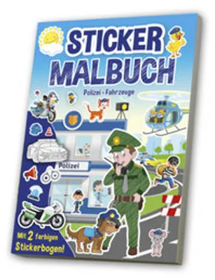 Produktbild von Mal- & Stickerbuch: Polizei