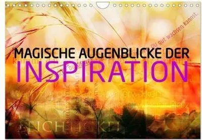 Immagine prodotto di Momenti magici di ispirazione (calendario da parete 2024, formato A4 orizzontale), CALVENDO: L'ispirazione come momento creativo e profondamente magico. (CALVENDO Arte)