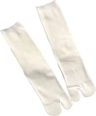 Produktbild von CHPN – Tabi-Socken – Zehensocken – japanische Socken – Weiß – Größe 36/41 – Weiße Socken – Strumpfwaren – Harajuka-Socken – 1 Paar