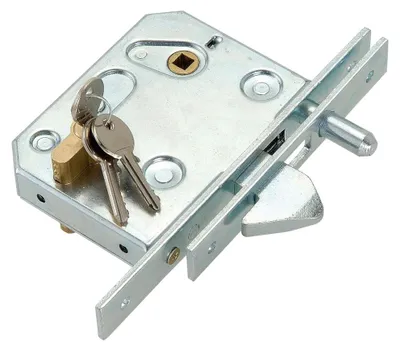 Obrázek produktu pro Zámek s háčkem pro posuvné brány, 60 mm, č. 350.60 COMBI