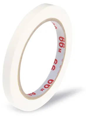Produktbild von 1x Klebeband Markierungsband Beutelverschluss PVC 9mm x 66m weiß