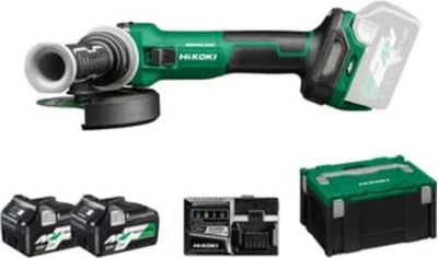 Produktbild von Hikoki 36V Winkelschleifer G3613Dvewqz 125Mm 2X2.5Ah Bl Multivolt Hitsystem