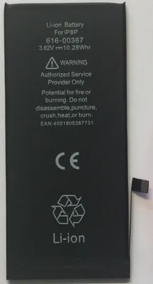 Produktbild von Akku für iPhone 8 Plus passend APN 616-00367 2691 mAh