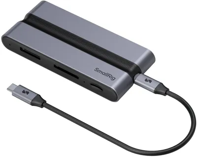 Obrázek produktu pro SmallRig 9 in 1 CFexpress A, Kabel, USB 3.2 Gen 2 (3.1 Gen 2) Type-C, 100 W, 1.4/2.2, 10,100,1000 Mbit/s, Černá, Šedá