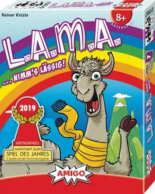 Produktbild von Amigo Spiel Lama ein super lässiges Kartenspiel mit Ärgerfaktor