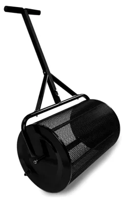 Produktbild von Kompoststreuer 40x65cm Metall mit Schwammgriff und Mesh-Korb für Rasen-Saatgut