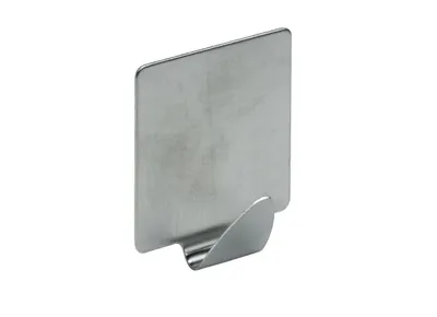 Produktbild von Hettich Haken selbstklebend Stahl, Edelstahl Optik, 2 Stück