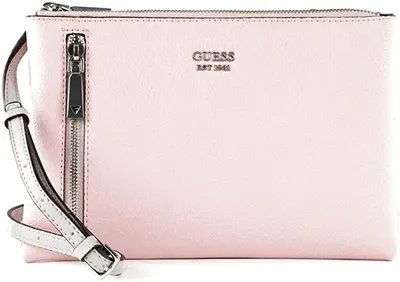 Produktbild von Guess Damen Tasche Double Zip Naya Crossbody mit doppeltem Reißverschluss BLUSH MULTI