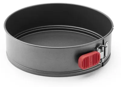Zdjęcie produktu dla Lékué 887345, Forma do ciasta z klamrą, Okrągły, 240 °C, Czarny, Stal, Czarny