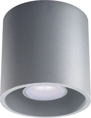 Produktbild von Deckenleuchte ORBIS 1 grau 1xGU10 10W Aluminium 10x10x10cm Sollux Lighting