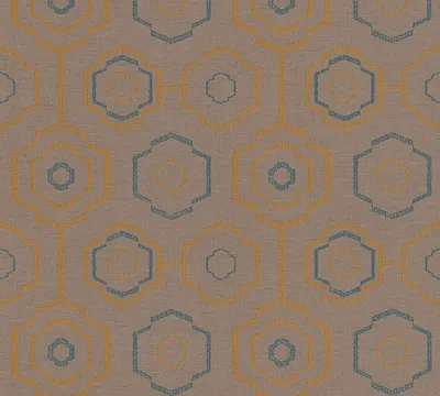 Produktbild von A.S. Création Ethnotapete Ethnic Origin Vliestapete orange blau braun 10,05 m x 0,53 m