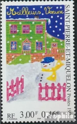 Produktbild von Briefmarken St. Pierre und Miquelon 1999 Mi 789 (kompl.Ausg.) postfrisch Grußmarke