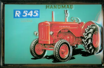 Produktbild von Blechschild Hanomag R 545 Traktor Nostalgieschild Schild Trecker Werbeschild