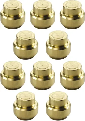 Produktbild von Kupfer Steckfitting Tectite Stopfen 15 mm DVGW 10 Stück