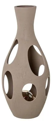 Tafellamp aus Keramik, braun, 60 x 26 x 26 cm