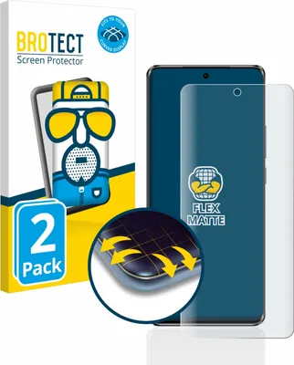 Produktbild von 2x BROTECT Fullscreen Schutzfolie für Oppo Reno 10 Displayschutz Folie Fullcover Matt Entspiegelungsfolie