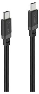 Produktbild von Hama 00201810, 3 m, USB C, USB C, USB 2.0, 0,48 Gbit/s, Schwarz