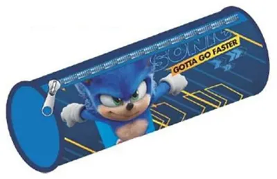 Productafbeelding van Sonic the Hedgehog pennenetui, snelheidsmodel, 21 cm – etui