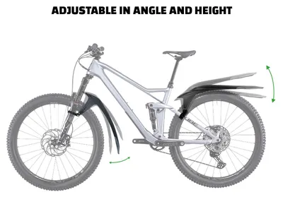 Produktbild von MTB Schutzblechset aus Kunststoff für Mountainbikes 24-29 Zoll