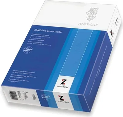 Produktbild von Briefpapier Gohrsmühle A4 80g/qm weiß VE=25x100 Blatt