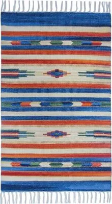 Produktbild von Kelim Country 182 blue (60x90 cm)