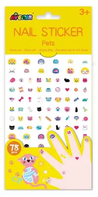 Image de Autocollants pour ongles : Animaux de compagnie