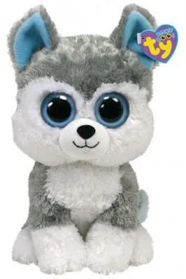 Image de Ty Beanie Buddy Slush Husky, 24cm