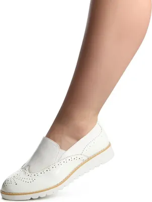 Produktbild von topschuhe24 806 Damen Halbschuhe Slipper, Farbe:Weiß, Größe:37 EU