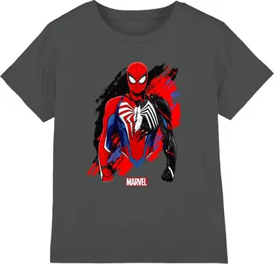 Produktbild von Spider-Man - "Symbiote" T-Shirt für Kinder TV3936 (104) (Holzkohle)