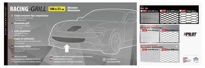 Produktbild von PILOT Lüftungsgitter Grill Stoßfänger Schwarz