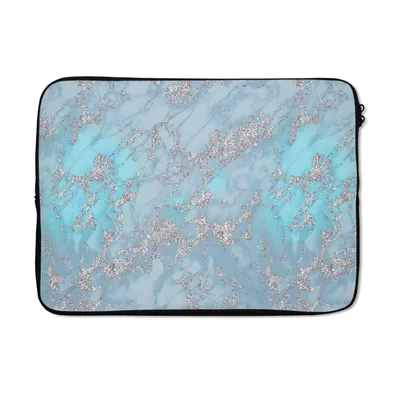 Produktbild von MuchoWow® Laptop Hülle 14 ZollGlitter - Marmor - Muster Laptoptasche - Laptoptasche - Stoßsicher - Schutzhaube