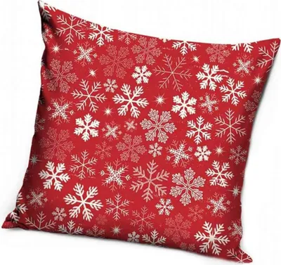 Obrázek produktu pro Vánoční povlak Bílé Vločky 40x40 cm