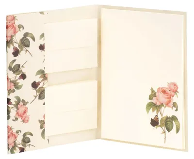 Produktbild von RÖSSLER Briefpapierpack Poesie 10 Blatt/10 Briefumschläge 85x250mm