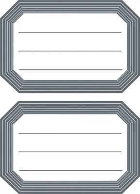 Produktbild von HERMA Buchetiketten graue Randgestaltung 82 x 55 mm 6 Blatt à 2 Etiketten